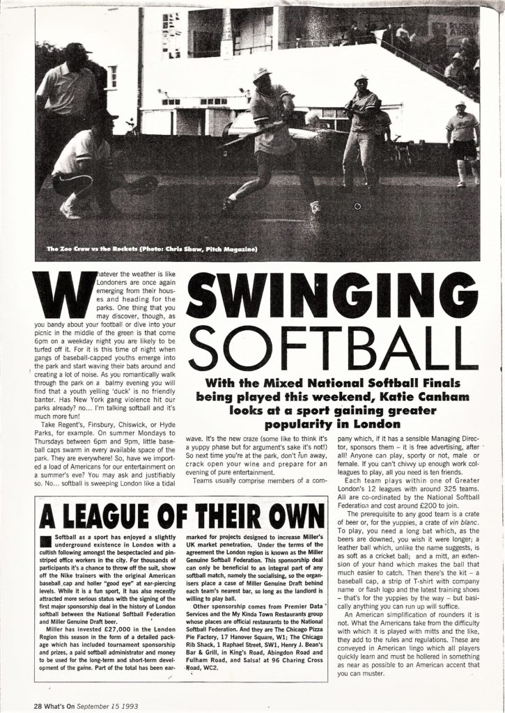 softball feature